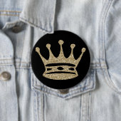 Badge Rond 10 Cm Bouton de couronne (En situation)