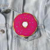 Badge Rond 10 Cm Bouton de D'oh-écrou de Homer (En situation)