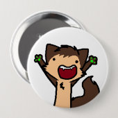 Badge Rond 10 Cm Bouton de Dovefeather (Devant & derrière)