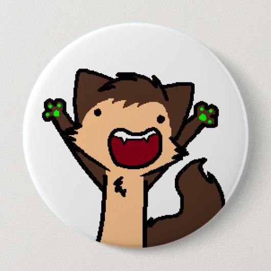 Badge Rond 10 Cm Bouton de Dovefeather (Devant)