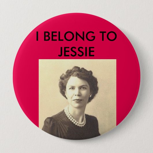 Badge Rond 10 Cm Bouton de famille de Jessie (Devant)