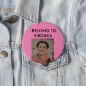 Badge Rond 10 Cm Bouton de famille de la Virginie (En situation)