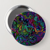 Badge Rond 10 Cm Bouton de fusion cérébrale (Devant & derrière)
