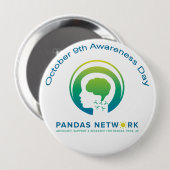 Badge Rond 10 Cm Bouton de jour de conscience (Devant & derrière)