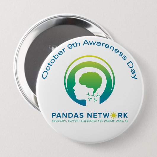 Badge Rond 10 Cm Bouton de jour de conscience (Devant & derrière)