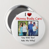 Badge Rond 10 Cm Bouton de Tricia (Devant & derrière)