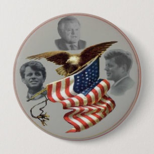 Badge Rond 10 Cm Bouton de trois frères