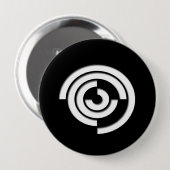 Badge Rond 10 Cm Bouton de TTC (Devant & derrière)