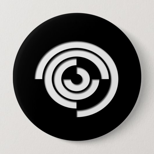 Badge Rond 10 Cm Bouton de TTC (Devant)