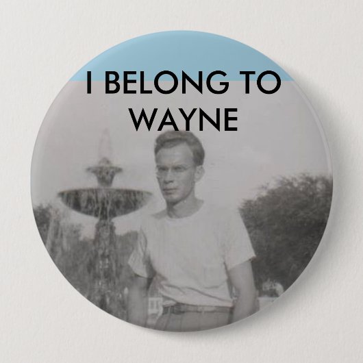 Badge Rond 10 Cm Bouton de Wayne (Devant)