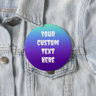 Badge Rond 10 Cm Bouton d'entrée personnalisée de police déplaisant