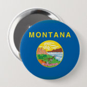 Badge Rond 10 Cm Bouton du Montana (Devant & derrière)