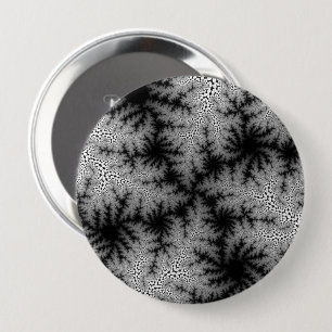 Badge Rond 10 Cm Bouton géant à taches de fumée noire personnalisé