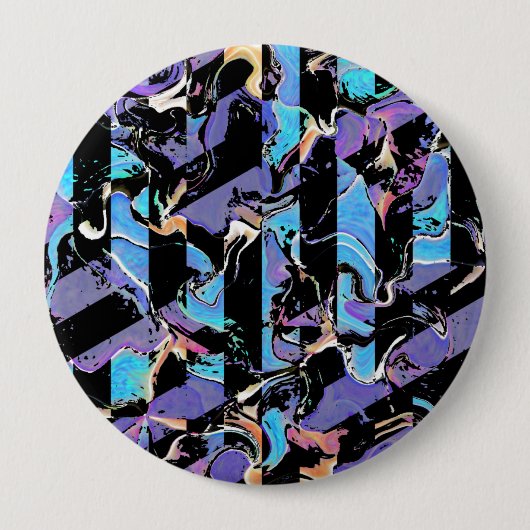 Badge Rond 10 Cm Bouton hideux (Devant)