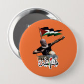 Badge Rond 10 Cm Bouton Libérer la Palestine (Devant & derrière)