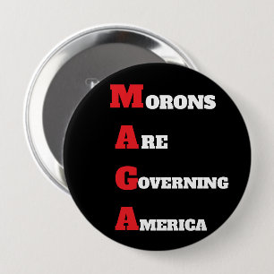 Badge Rond 10 Cm Bouton MAGA