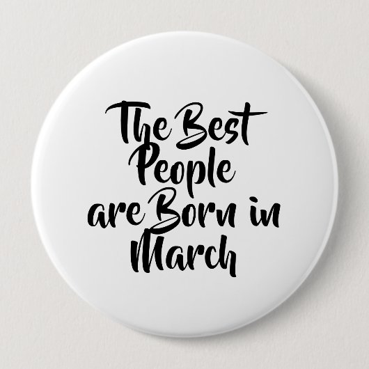 Badge Rond 10 Cm Bouton "Mars" Anniversaire (Devant)