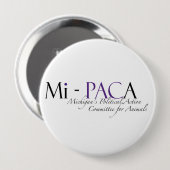 Badge Rond 10 Cm Bouton MI-PACA (Devant & derrière)
