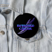 Badge Rond 10 Cm Bouton MMORPG matriciel du clavier (En situation)