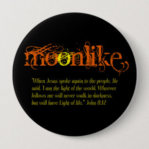 Badge Rond 10 Cm Bouton MOONLIKE