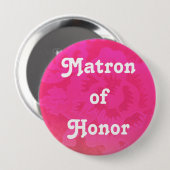 Badge Rond 10 Cm Bouton nuptiale de partie (Devant & derrière)