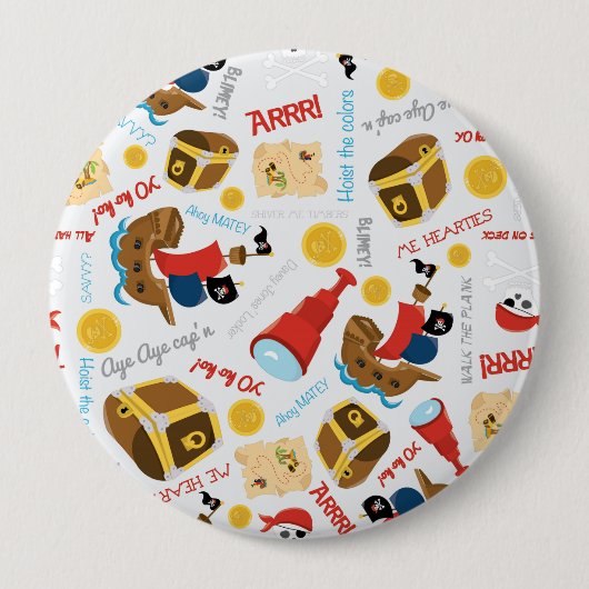 Badge Rond 10 Cm Bouton Rond Géant (Devant)