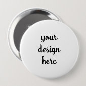 Badge Rond 10 Cm Bouton rond personnalisé (Devant & derrière)