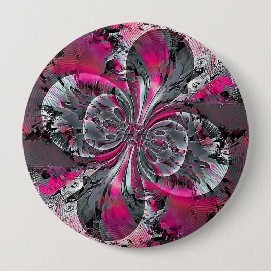 Badge Rond 10 Cm Bouton Signaux mixtes (Devant)