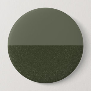 Badge Rond 10 Cm Bouton Split Vert Moss Moderne - Personnalisable