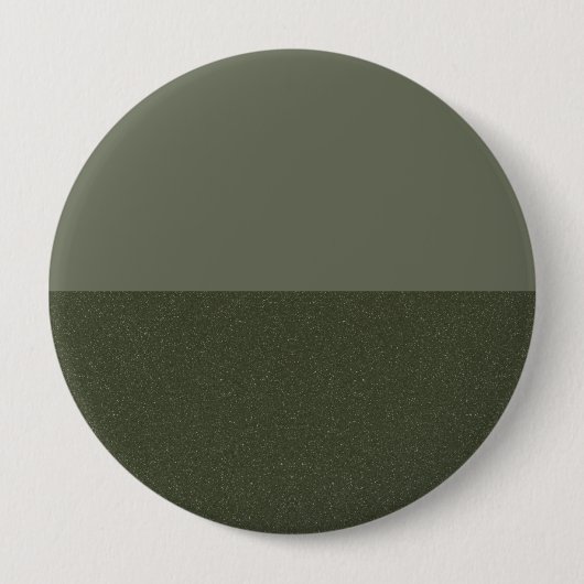 Badge Rond 10 Cm Bouton Split Vert Moss Moderne - Personnalisable (Devant)