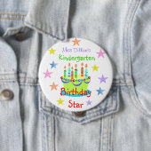 Badge Rond 10 Cm Boutons d'anniversaire personnalisés pour le Modèl (En situation)