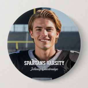 Badge Rond 10 Cm Boutons de photo personnalisés pour l'équipe de fo