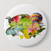 Badge Rond 10 Cm Boutons de SCLSA (Devant)