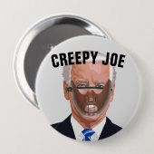 Badge Rond 10 Cm BOUTONS déplaisant JOE BIDEN (Devant & derrière)