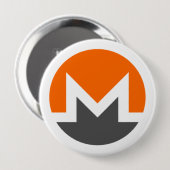 Badge Rond 10 Cm Boutons Monero (Devant & derrière)