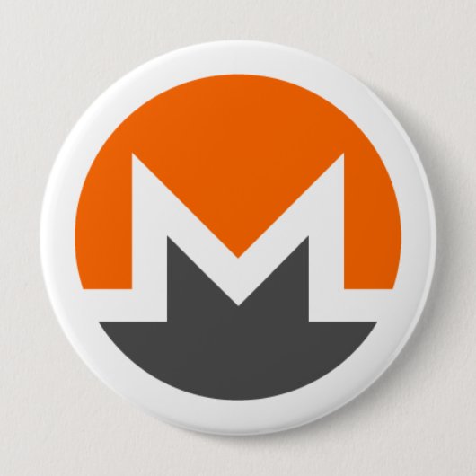 Badge Rond 10 Cm Boutons Monero (Devant)