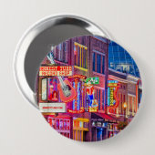 Badge Rond 10 Cm Broadway Downtown Nashville Tennessee (Devant & derrière)