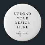 Badge Rond 10 Cm Broche à boutons 4" - Grande<br><div class="desc">Customisez la conception de votre broche à bouton dans Templett. Une fois la modification terminée,  téléchargez votre fichier dans un format JPG (n'oubliez pas d'activer l'option de fond perdu). Téléchargez votre design ici en cliquant sur le bouton bleu "Personnaliser".</div>