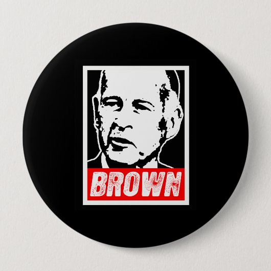 BADGE ROND 10 CM BRUN 2010 DE JERRY (Devant)