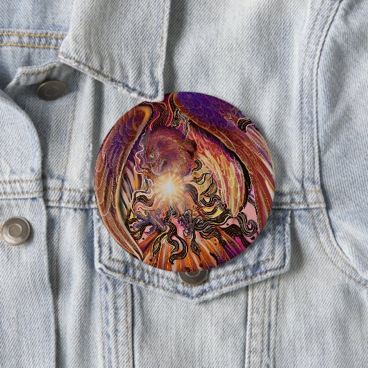 Badge Rond 10 Cm Buse solaire (En situation)