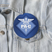 Badge Rond 10 Cm Cad PA-C (diamant) (En situation)
