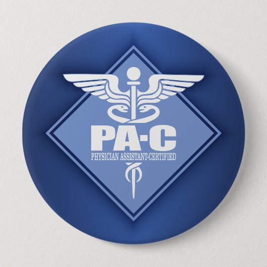 Badge Rond 10 Cm Cad PA-C (diamant) (Devant)