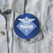 Badge Rond 10 Cm Cad PharmD (diamant) (En situation)
