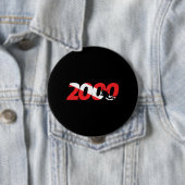 Badge Rond 10 Cm Cadeau de plongée - 2000th Dive - Diver Down Divin (En situation)