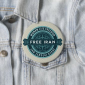 Badge Rond 10 Cm Cadeaux de Noël iraniens en vrac pour des collégie (En situation)