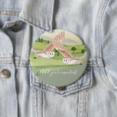 Badge Rond 10 Cm CADEAUX OWL - Personnalisés (En situation)