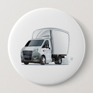 Badge Rond 10 Cm Camion de dessin