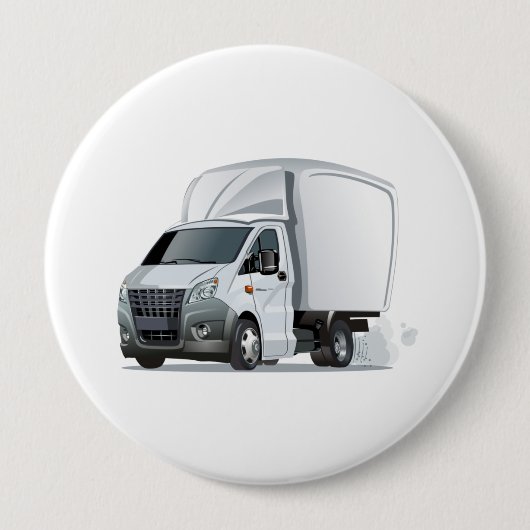 Badge Rond 10 Cm Camion de dessin (Devant)