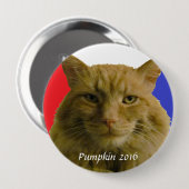 Badge Rond 10 Cm Campagne électorale citrouille 2016 (Devant & derrière)