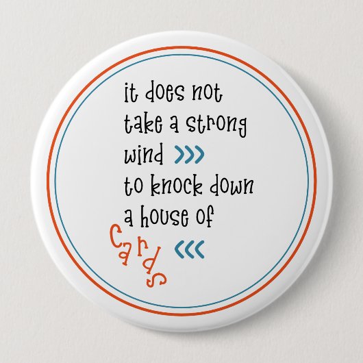 Badge Rond 10 Cm Campagne électorale de protestation politique (Devant)